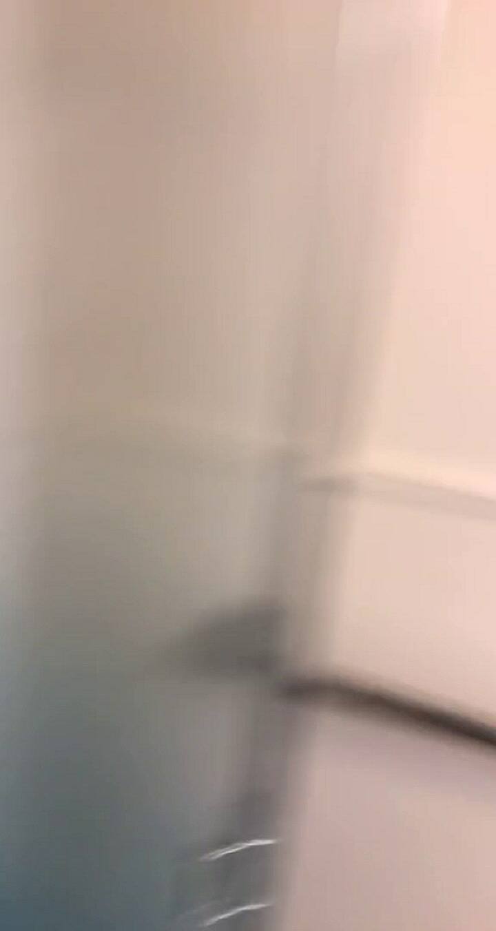 Intentó teñirse el pelo de azul y se pintó todo el cuerpo - Fuente: Tiktok