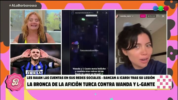 Nancy Pazos: "El primero que se burló de todos fue Icardi"