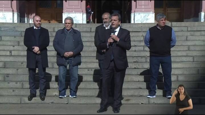 Palabras de Sergio Massa sobre el impuesto a las ganancias