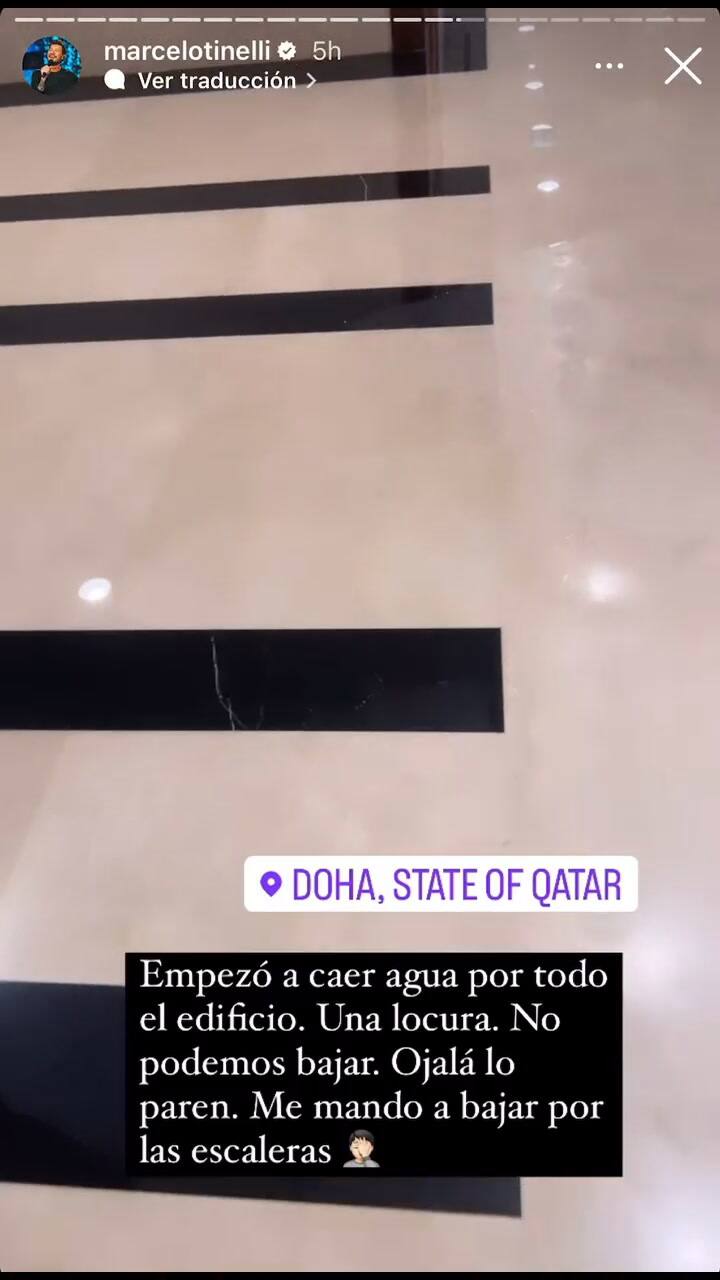 El imprevisto de Marcelo Tinelli antes del partido de la Argentina