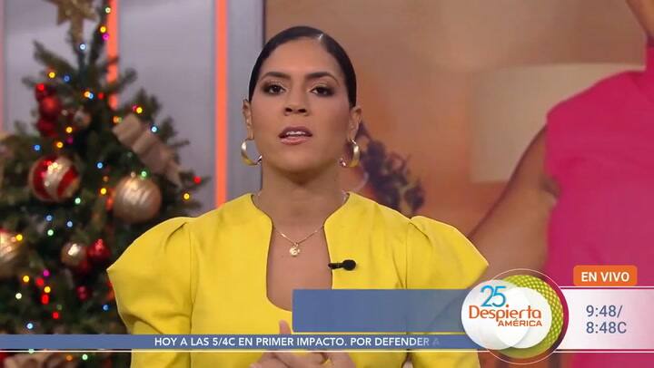 Francisca Lachapel se cortó el cabello en vivo durante la emisión de Despierta América