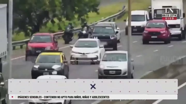 Impresionante persecución en la General Paz: circulaban en un auto con una patente robada