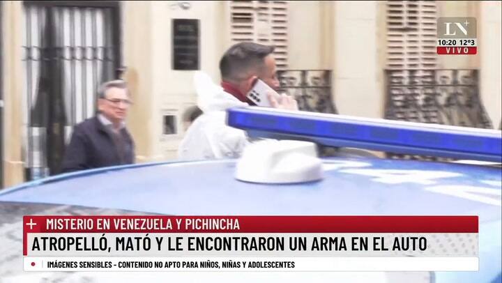 Atropelló, mató y le encontraron un arma en el auto