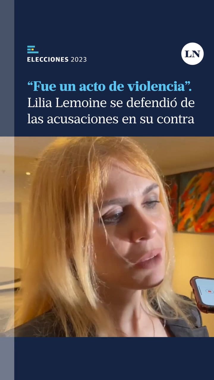 'Fue Un Acto De Violencia'. La Candidata De La Libertad Avanza Lilia Lemoine Se Defendió De Las Acusaciones En Su Contra Luego De Ser Denunciada En Las Redes Sociales Por Haber Mostrado Su Boleta Antes De Votar.