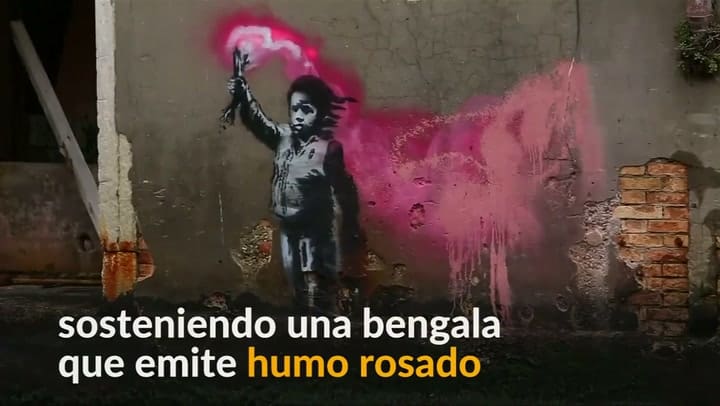 Banksy lo vuelve a hacer en Venecia - Fuente: Reuters