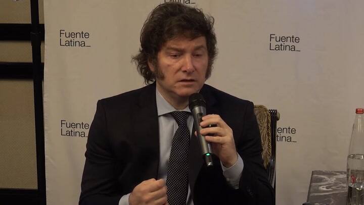 Milei sobre la economía, su novia y los "progres" y "zurdos"