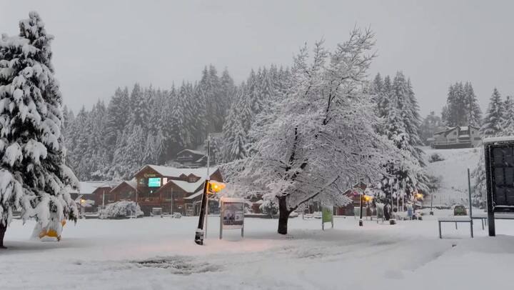 Nevada tardía en Bariloche