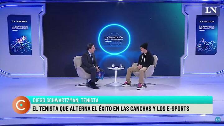 Diego Schwartzman: "El proyecto de los E-sports lo tengo hace varios años"