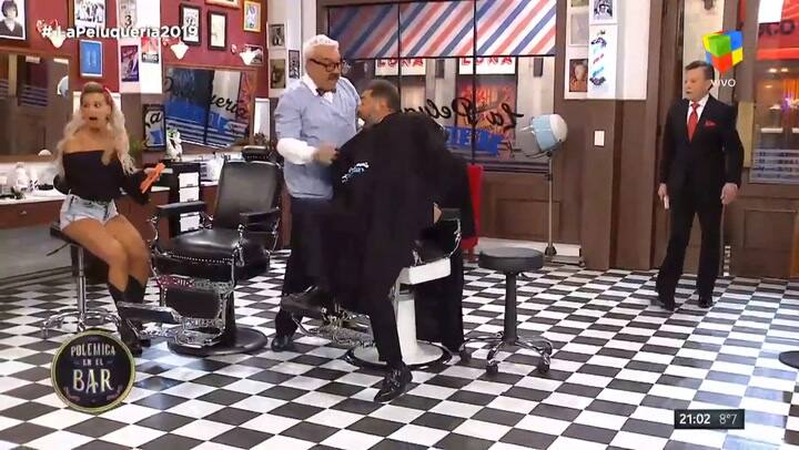 Palito Ortega en la Peluquería de Don Mateo - Fuente: América TV