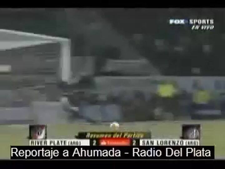 El día que el ex River, Oscar Ahumada habló del "Silencio atroz"