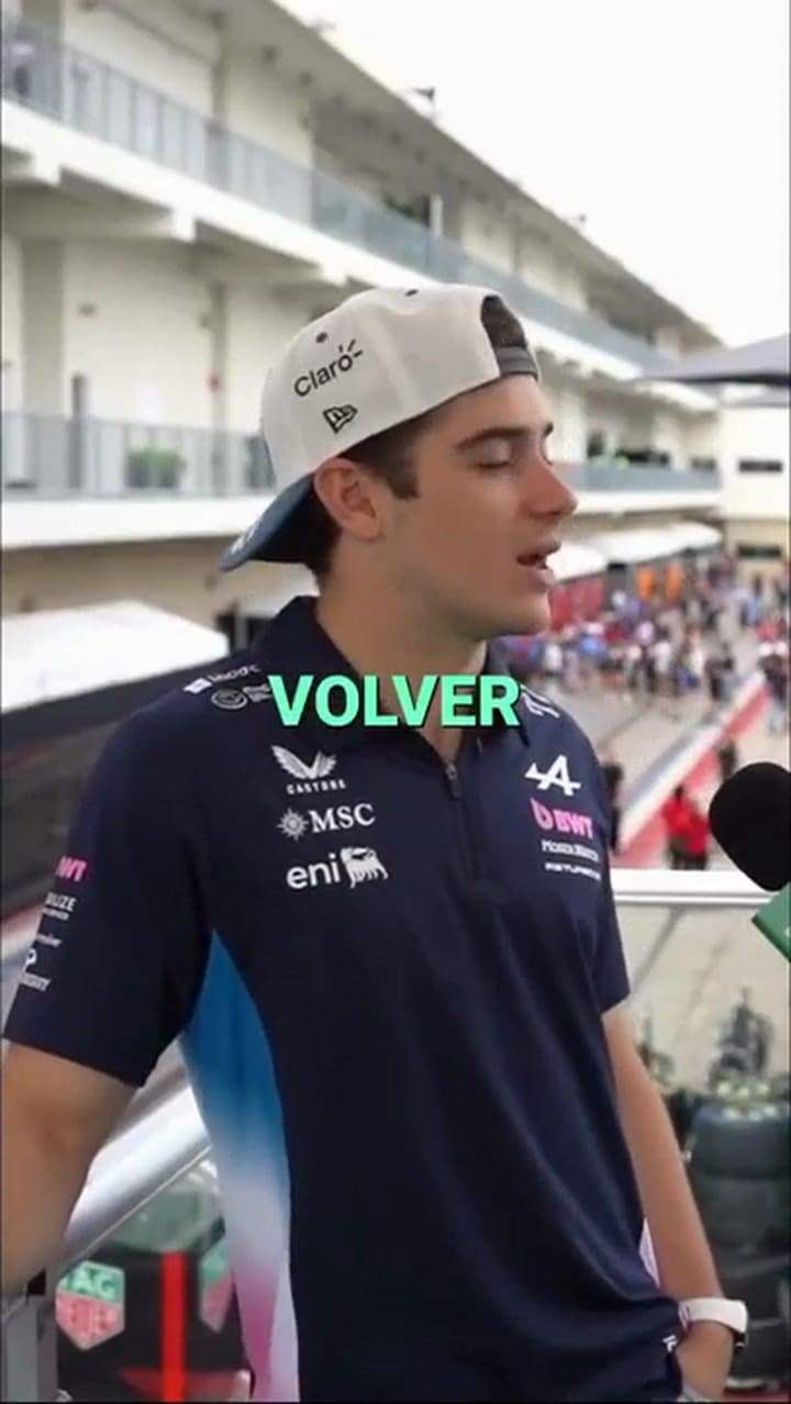 Franco Colapinto contó el intercambio de mensajes que tuvo con Checo Pérez