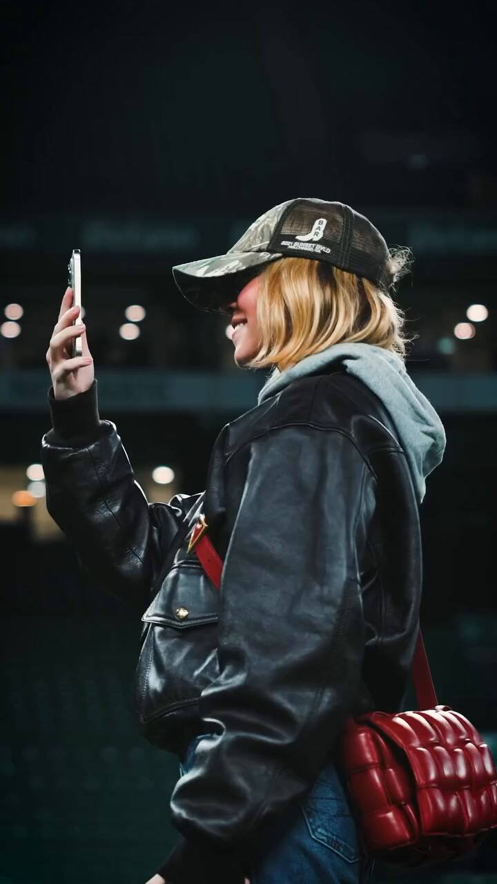 Sydney Sweeney visitó el campo del Sporting de Portugal