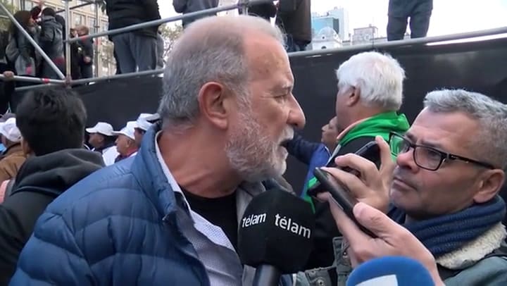 La 'Marcha Federal' exigió a la CGT la convocatoria a un paro nacional - Fuente: Télam