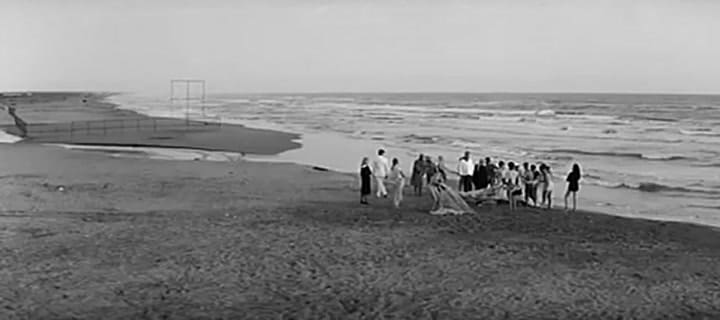 Escena final de 'La Dolce Vita'