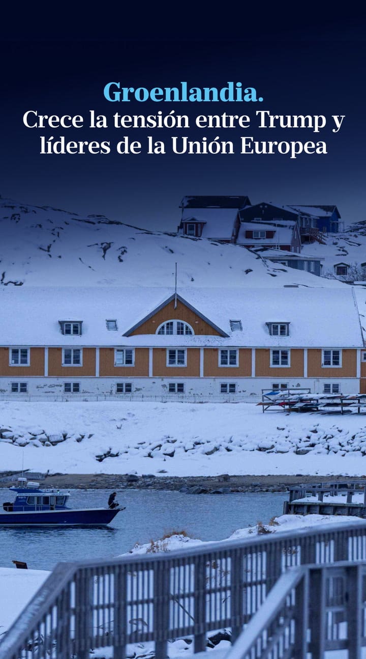 Crece la polémica entre Trump y líderes de la Unión Europea por Groenlandia