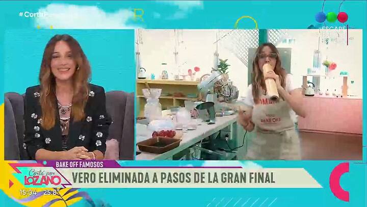 Corta por Lozano se metio en la final de Bake Off Famosos y se disparo el rating