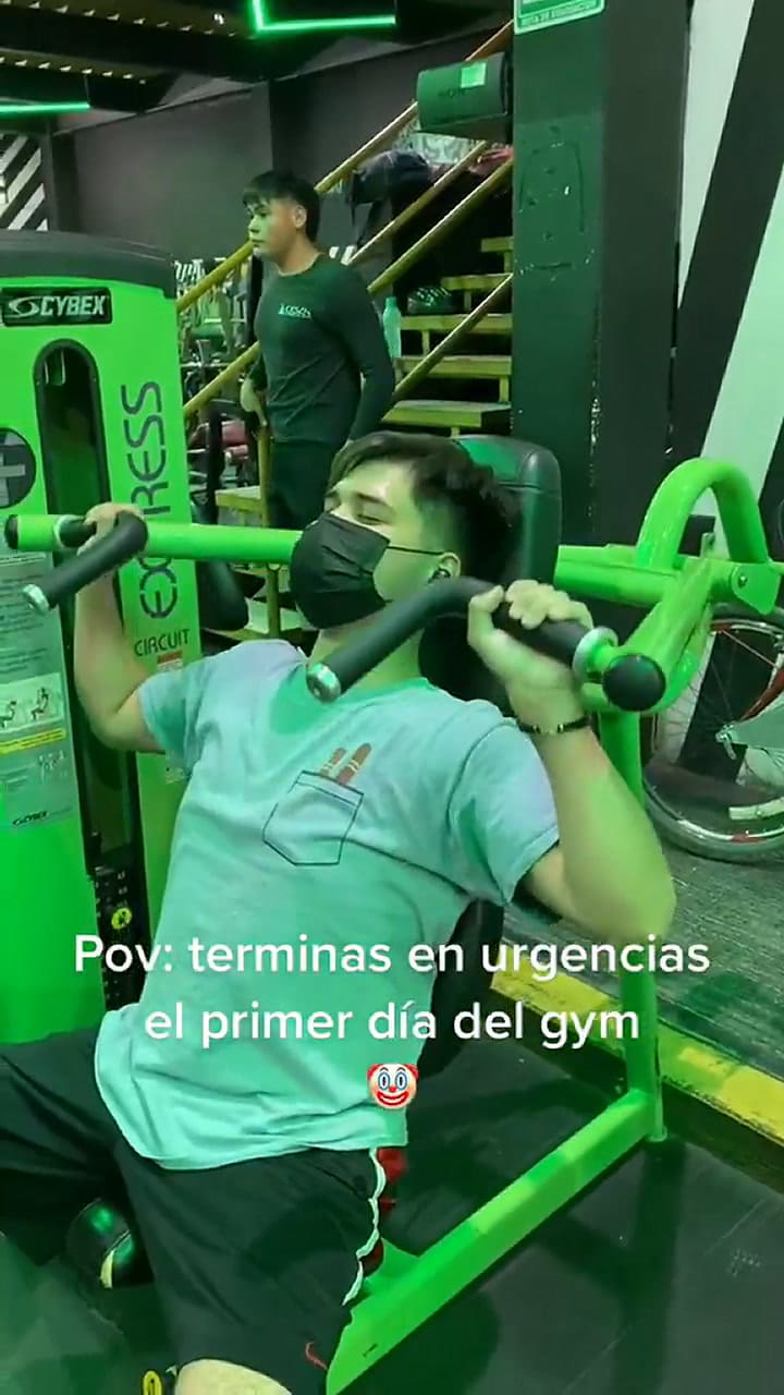 Fue al gimnasio por primera vez y cometió un error garrafal