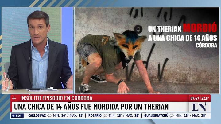 Una chica fue mordida por un therian