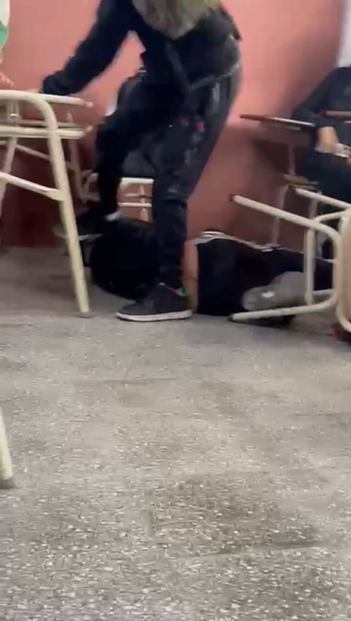 Mar del Plata: le pateó la cabeza a un compañero por una silla