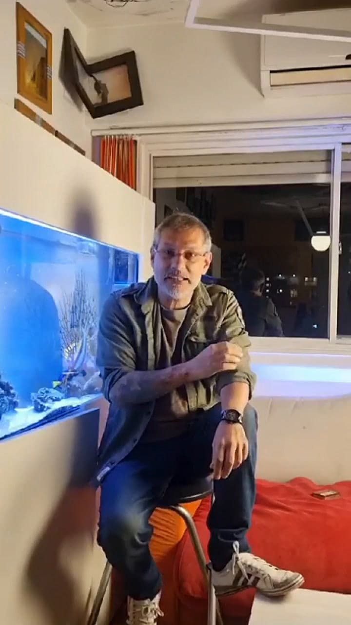 Gabriel Cartañá vivió un extraño episodio mientras grababa un video en su casa