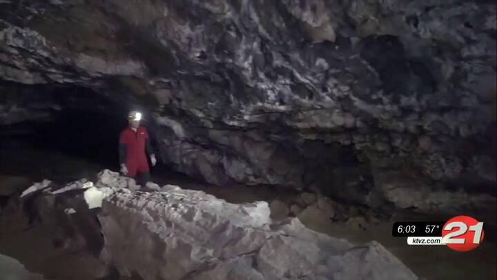 Encontraron un tubo de lava debajo de su casa