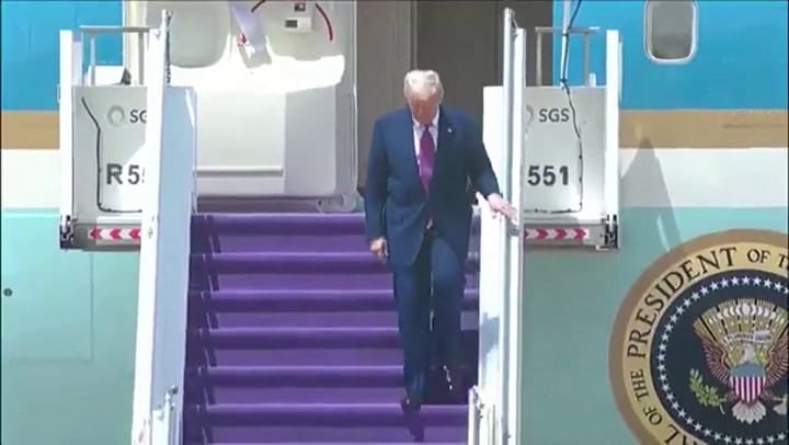 Trump llega a Arabia Saudita