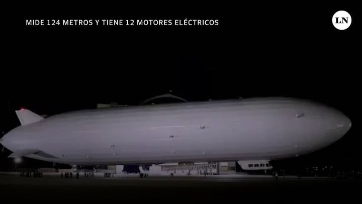 La aeronave más grande del mundo mide 124 metros y tiene 12 motores eléctricos
