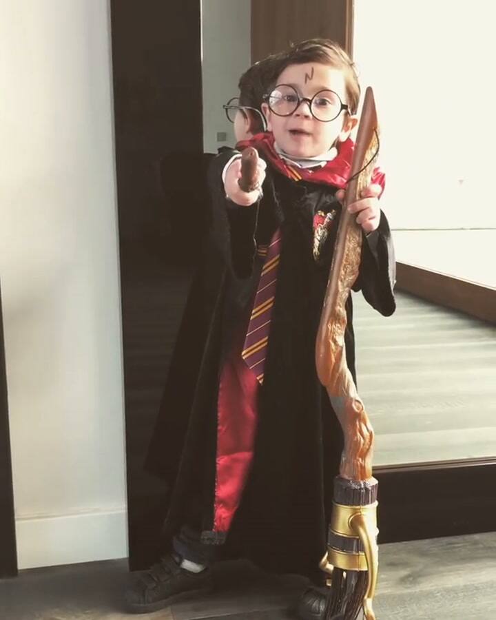 Mateo Messi en modo Harry Potter