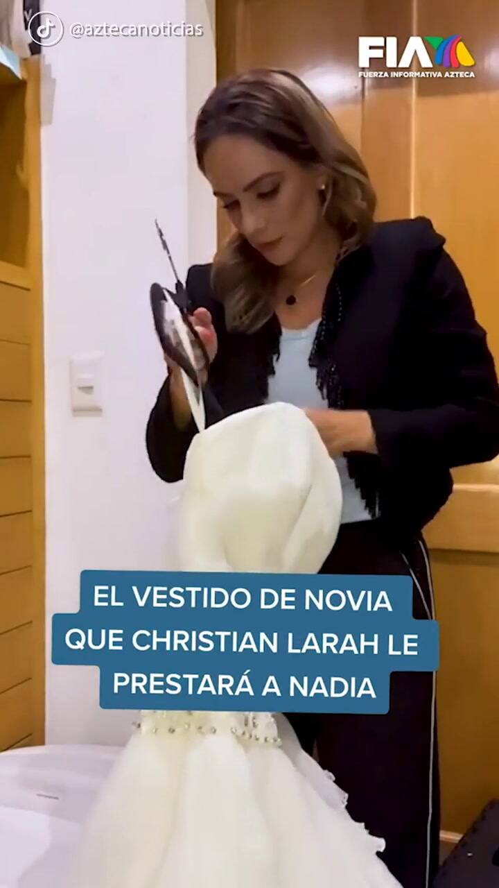 Una conductora de TV le ofreció su vestido de novia a una víctima de robo