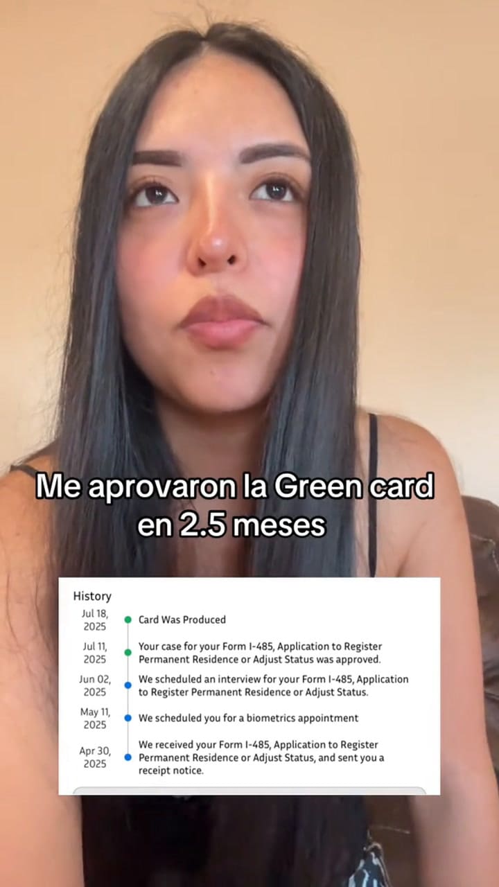 Latina contó cómo obtuvo su green card en dos meses