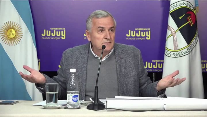 Gerardo Morales bajó dos artículos de la nueva Constitución