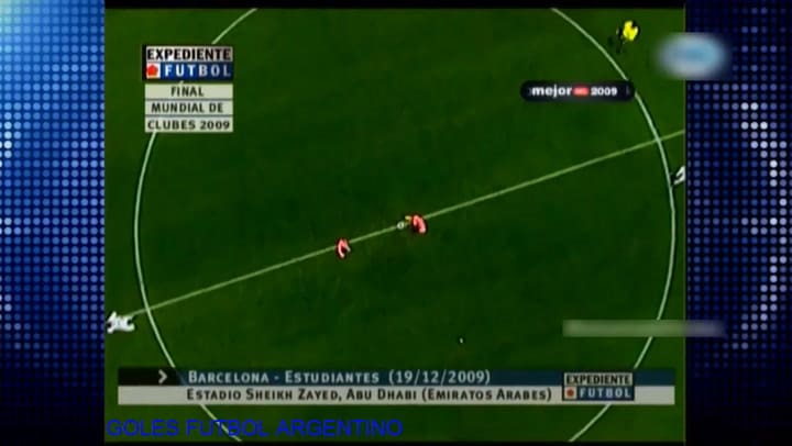 Barcelona 2 Estudiantes LP 1 | Final Mundial de Clubes 2009 - Fuente: Youtube