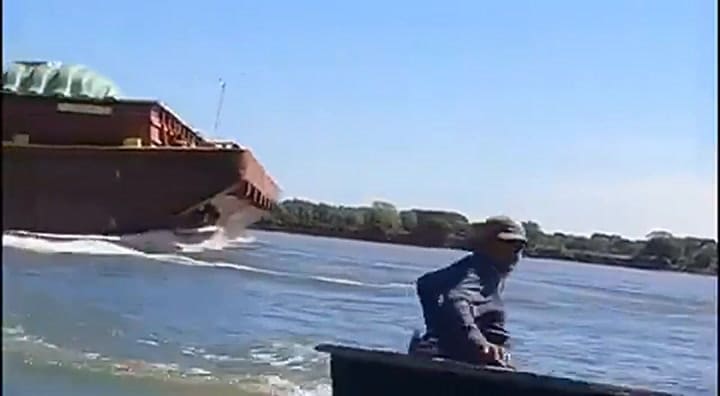 Hallaron el cuerpo del pescador desaparecido tras el choque de su lancha con una barcaza