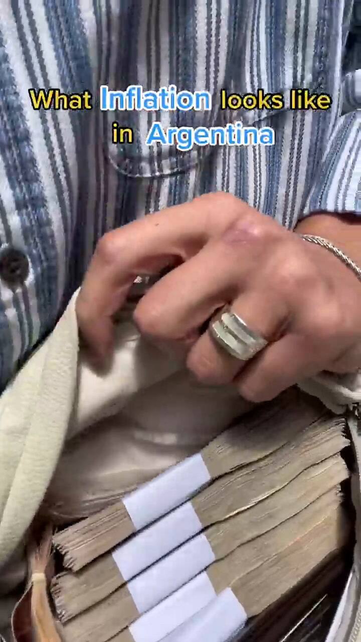 Estadounidense muestra 'cómo luce' la inflación en Argentina