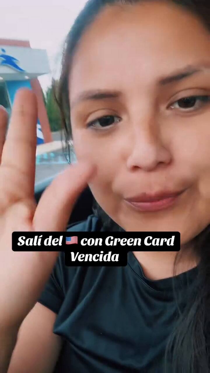 Es peruana y contó cómo salió de EEUU con su green card vencida