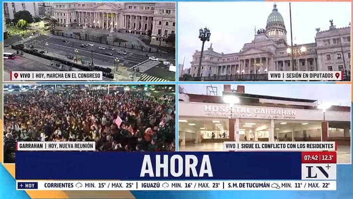 La previa a la sesion especial de hoy en la Camara de Diputados
