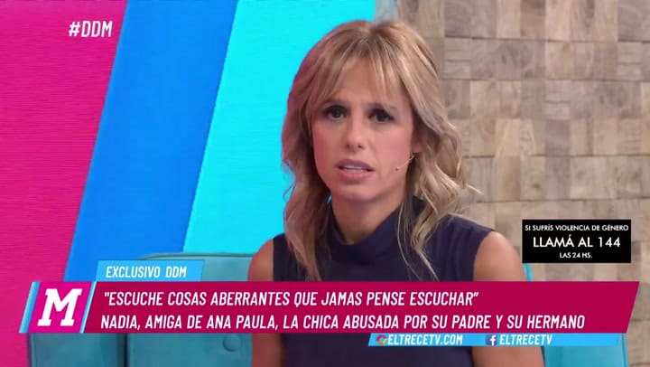 Mariana Fabbiani no pudo contener sus lágrimas al escuchar el relato de Ana Paul - Fuente: El Trece