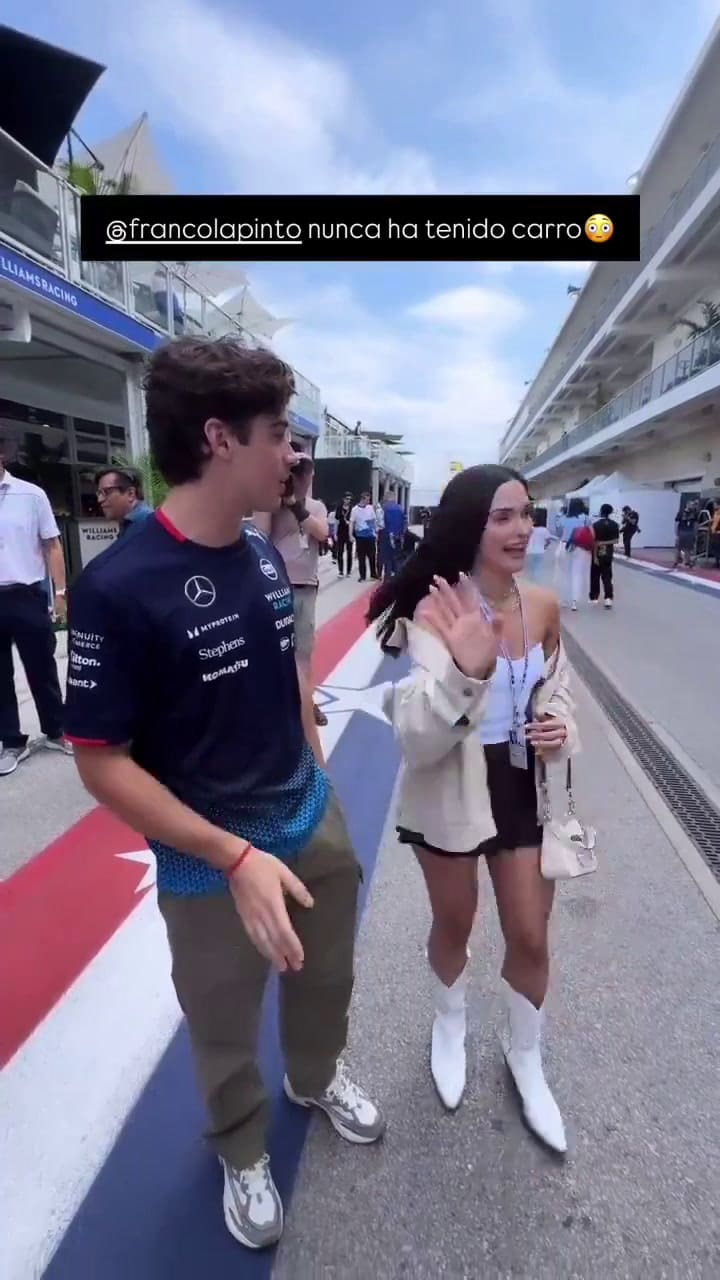 El intercambio de Franco Colapinto con una fan que se viralizó