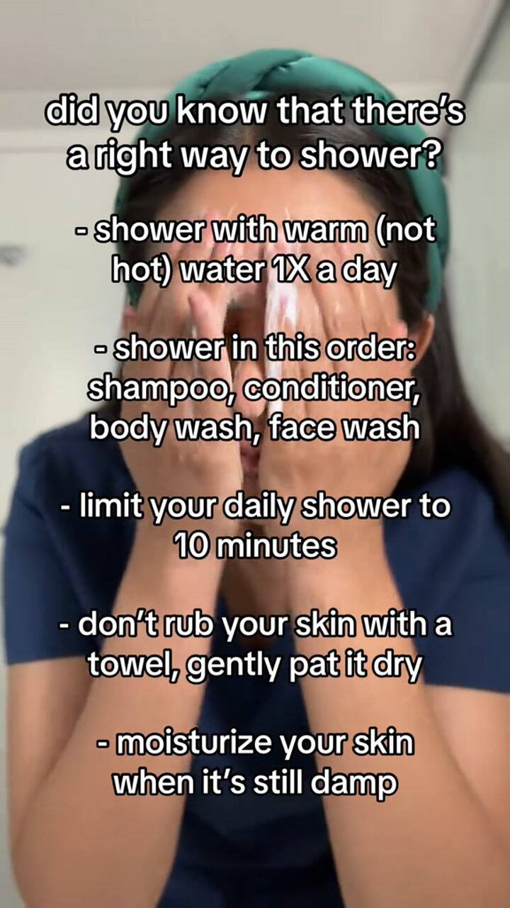 Cuánto tiempo se debe pasar en la ducha, según una experta