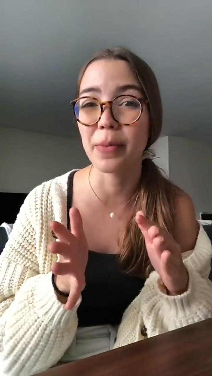 Valentina detalló qué tipo de visa tramitó primero antes de obtener su Green Card