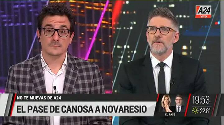 Luis Novaresio sorprendió a Viviana Canosa con regalos subidos de tono