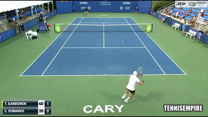 La insólita infracción de Sandgren