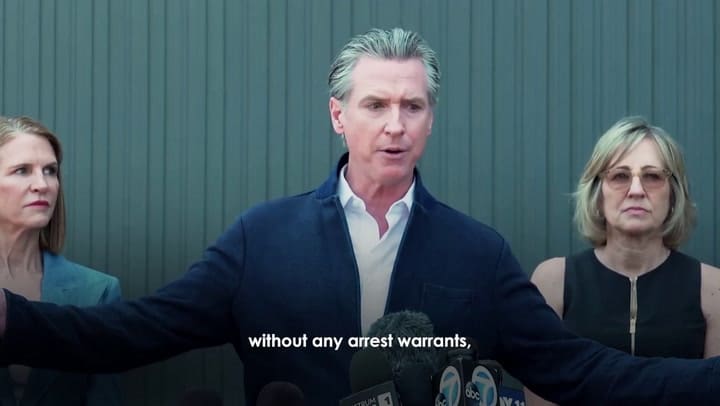 La dura crítica de Gavin Newsom contra el ICE en California y en defensa de los migrantes: “Los hacen desaparecer”