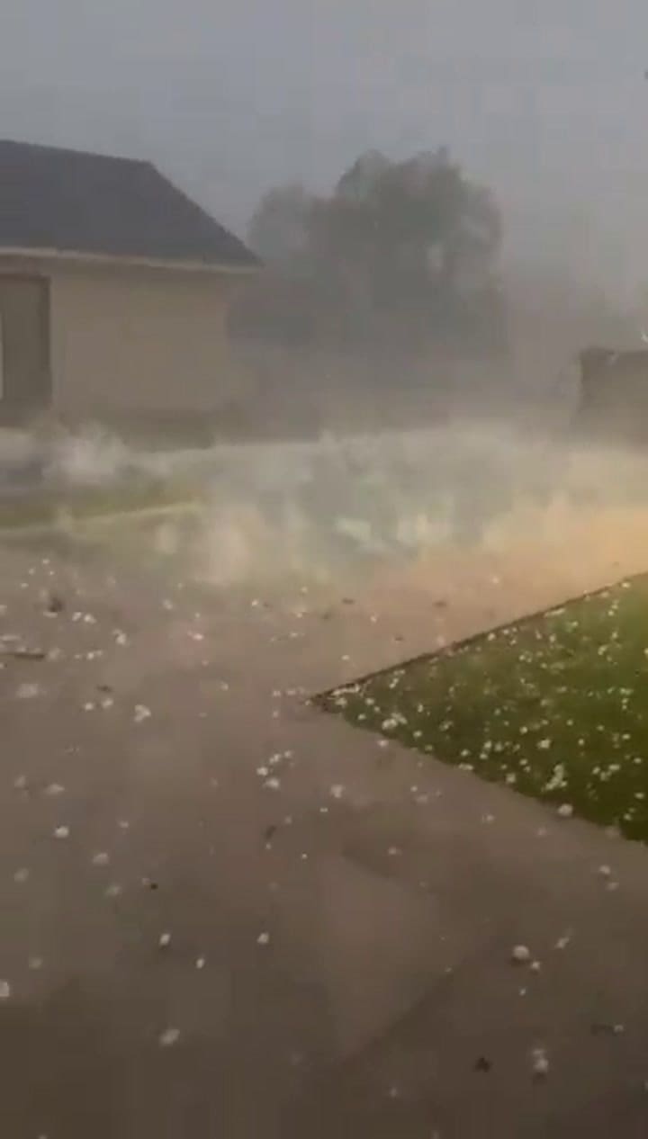 Granizo en Mar del Plata ocasionó destrozos en la ciudad.