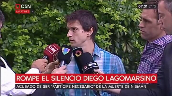 Diego Lagomarsino: 'No tengo nada que ver con eso que dice el juez'