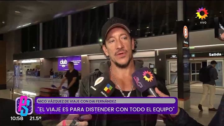 Nico Vázquez y Dai Fernández viajaron juntos tras confirmar su relación