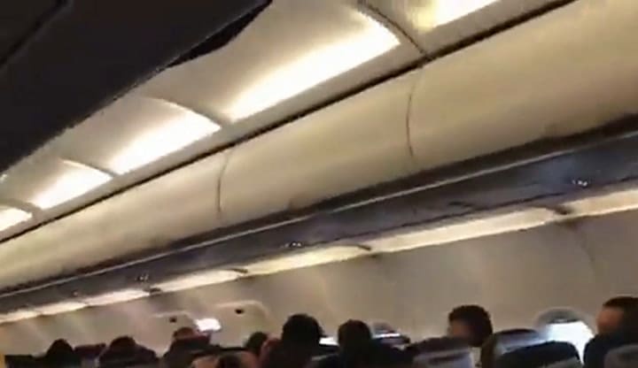 El pánico de los pasajeros de Avianca