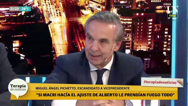 Pichetto: 'El juego de Kicillof es peligroso, lo llevaron a Jerusalén para ordenarlo'
