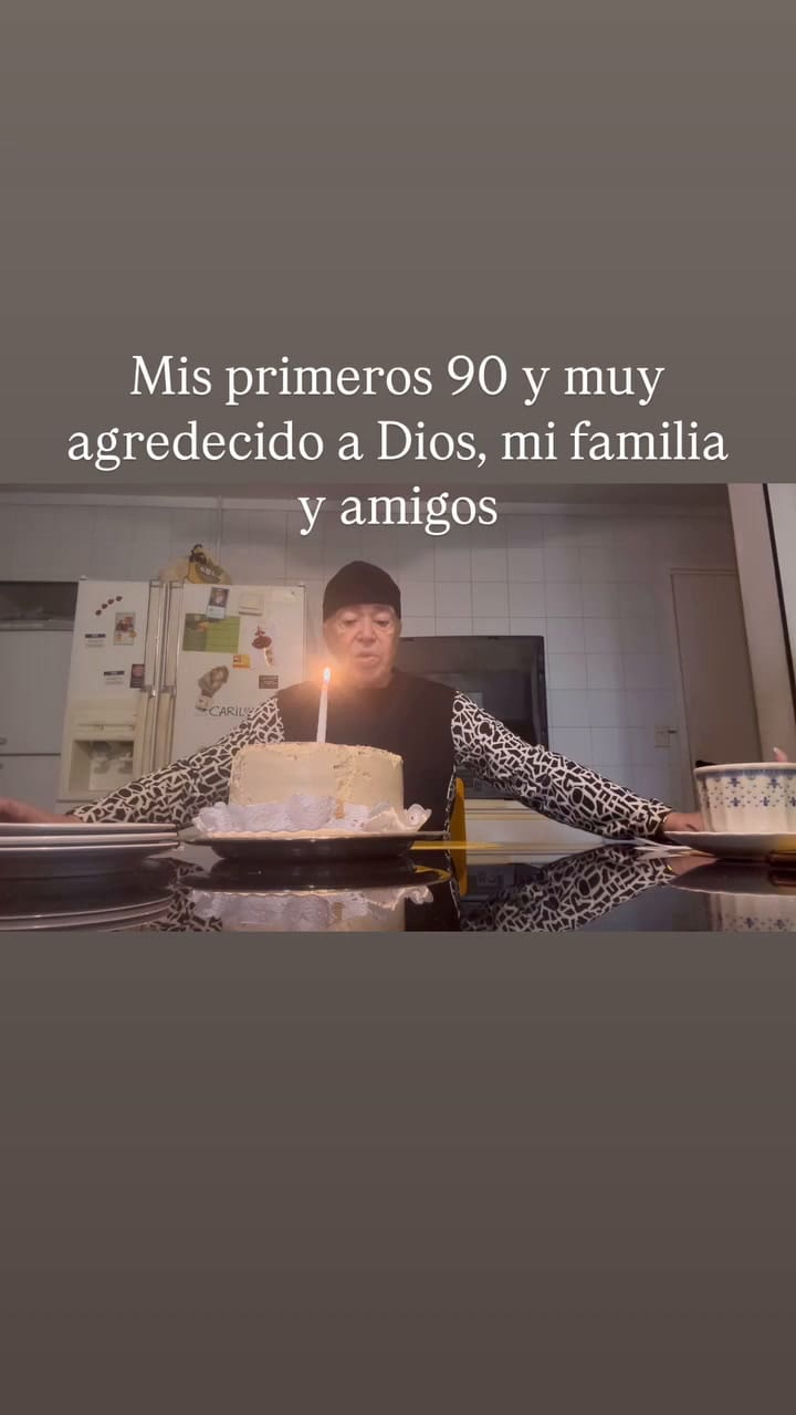 Miguel Romano celebró sus 90 años