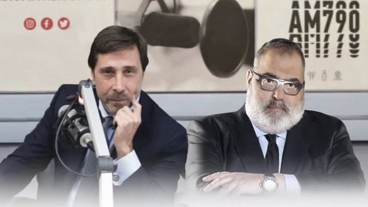 La despedida de soltero de Jorge Lanata en el pase con Eduardo Feinmann en Mitre HD